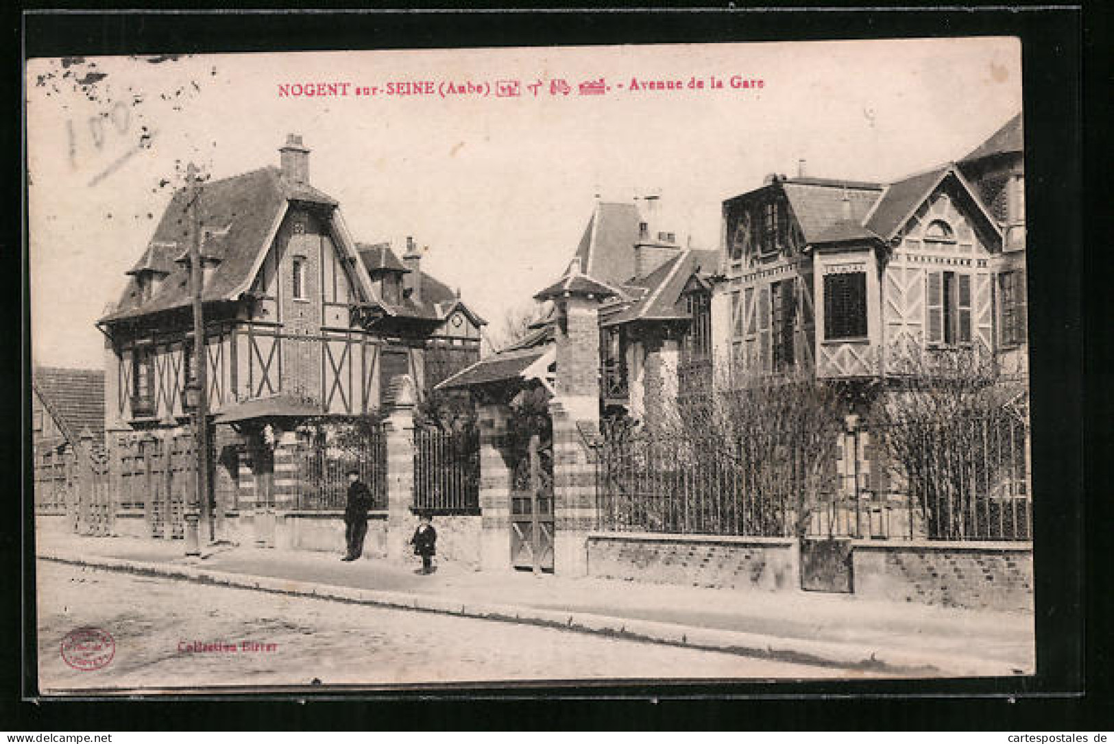 CPA Nogent-sur-Seine, Avenue De La Gare  - Nogent-sur-Seine