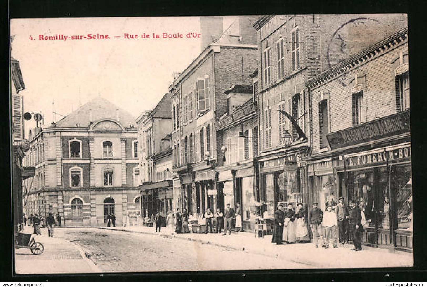 CPA Romilly-Sur-Seine, Rue De La Boule D'Or  - Romilly-sur-Seine