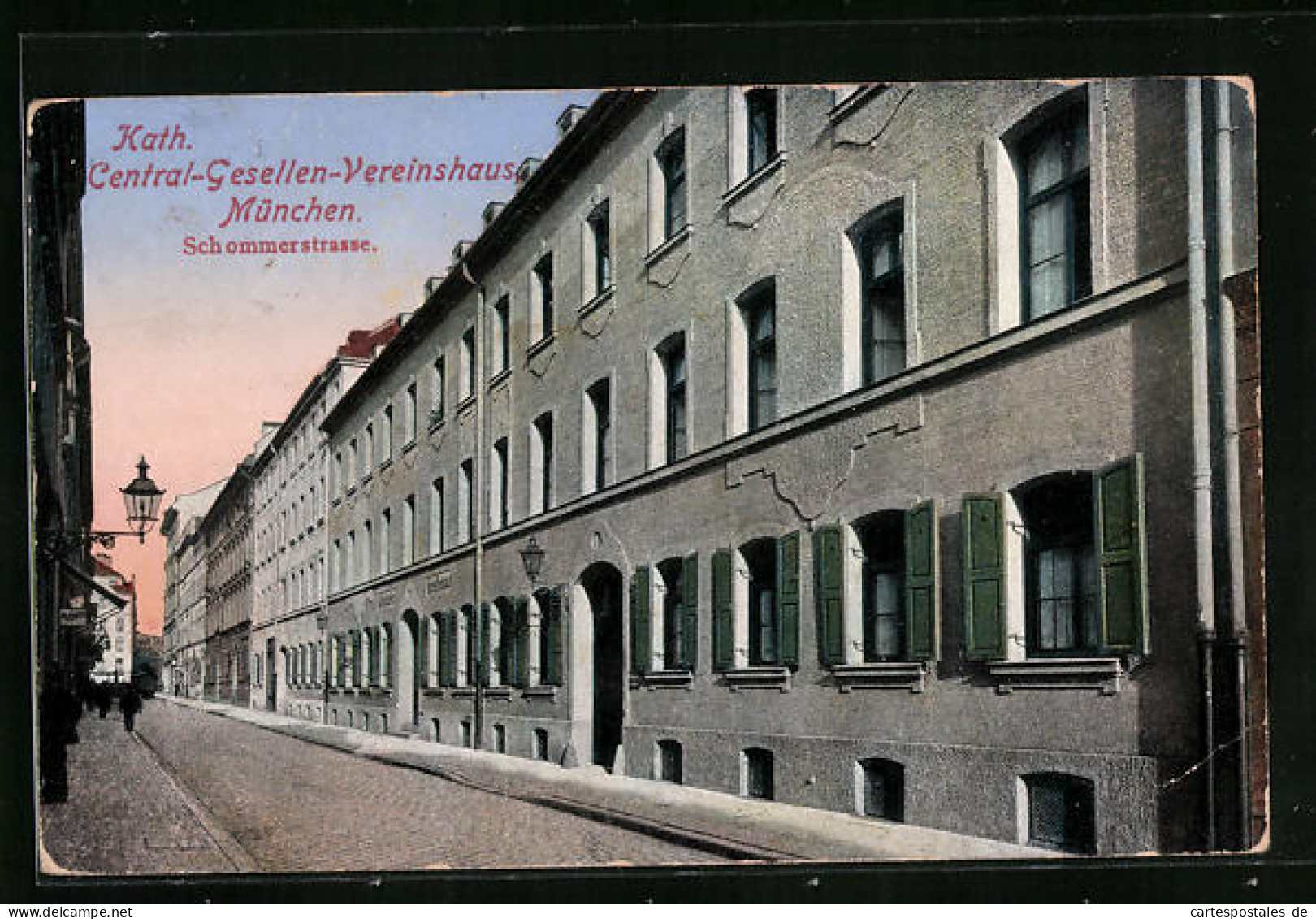 AK München, Kath. Central-Gesellen-Vereinshaus, Schommerstrasse  - Muenchen
