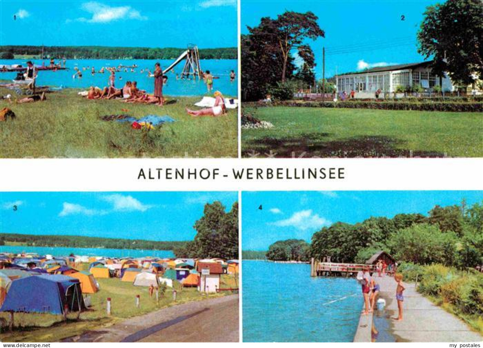 72652123 Altenhof Schorfheide Badestelle FDGB Erholungsheim Campingplatz Werbell - Finowfurt