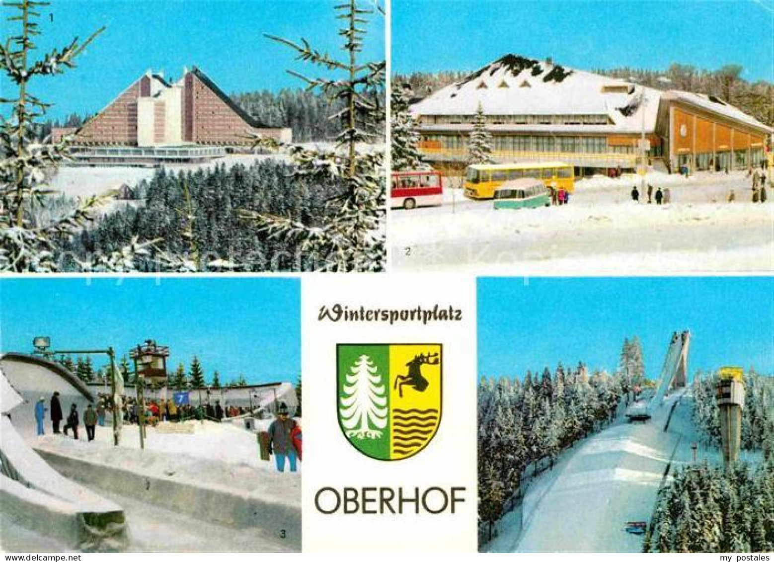 72652106 Oberhof Thueringen Interhotel Panorama Rennschlittenbahn Gaststaette Ob - Oberhof