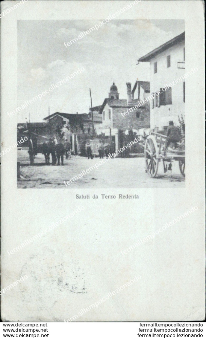 Be176  Cartolina Saluti Da Terzo Redenta 1916 Provincia Di Udine - Udine