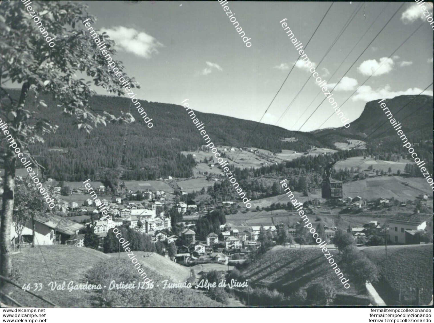 Bm364 Cartolina Ortisei Funivia Alpe Di Siusi Provincia Di Bolzano - Bolzano (Bozen)