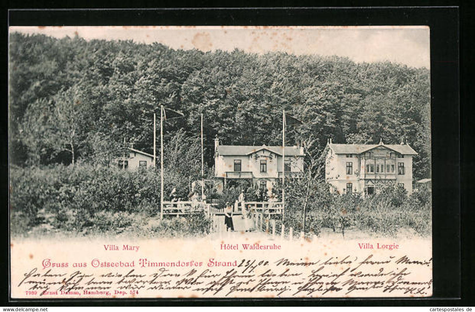 AK Timmendorfer Strand, Osteseebad Mit Villa Mary, Hotel Waldesruh  - Timmendorfer Strand