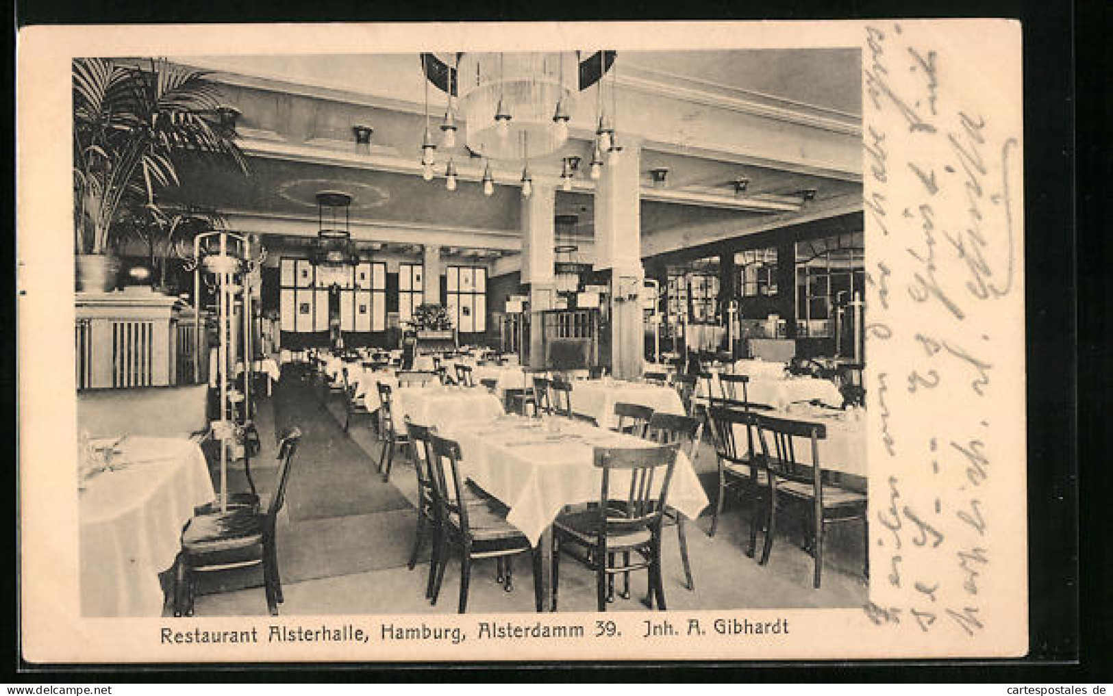 AK Hamburg, Restaurant Alsterhalle, Inh. A. Gibhardt  - Mitte