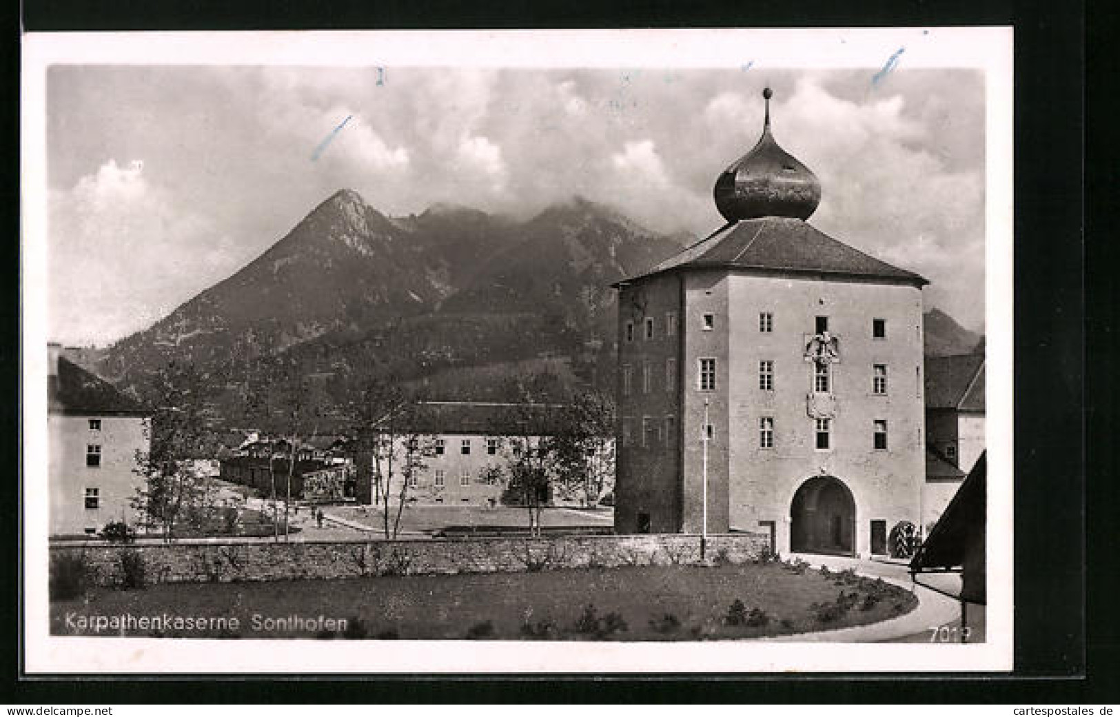 AK Sonthofen, Karpathenkaserne Vor Bergkulisse  - Sonthofen