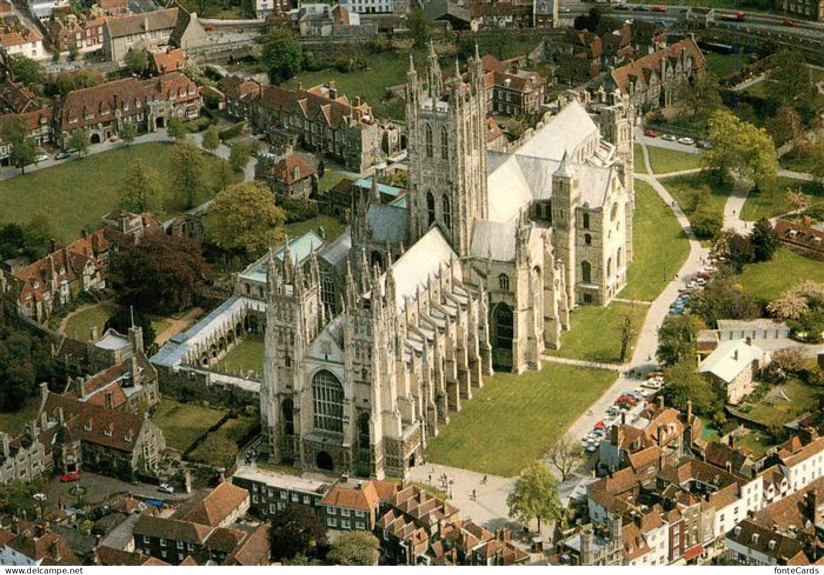 73957384 Canterbury__Kent_UK Canterbury Cathedral Aerial View - Other & Unclassified