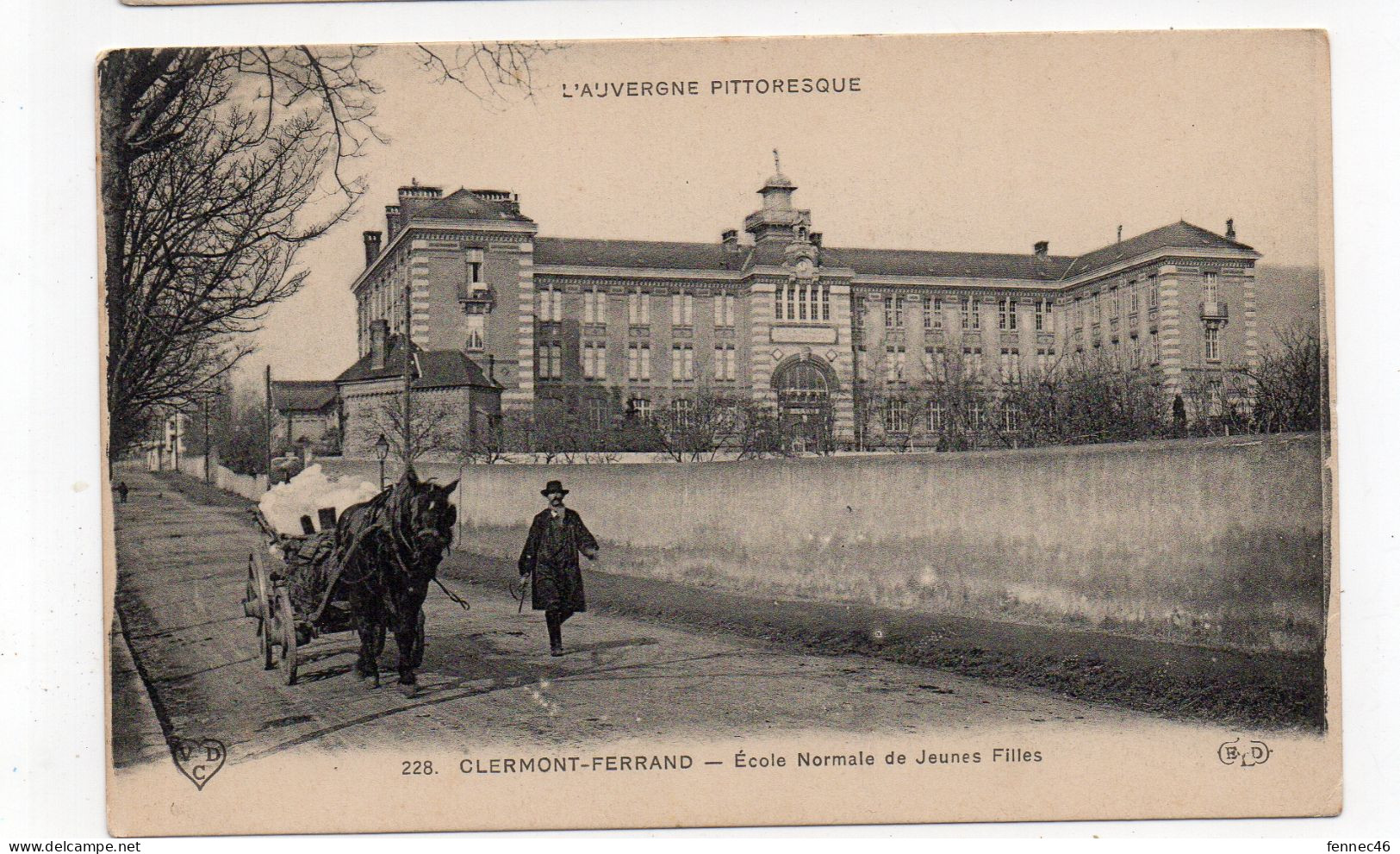 63 - CLERMONT-FERRAND - Ecole Normale De Jeunes Filles - Animée (L128 Bis) - Clermont Ferrand