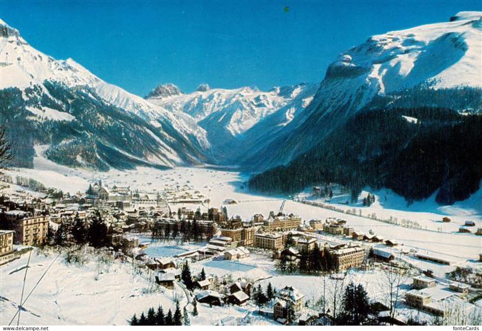 13957196 Engelberg__OW Winterpanorama Blick Zum Titlis - Sonstige & Ohne Zuordnung