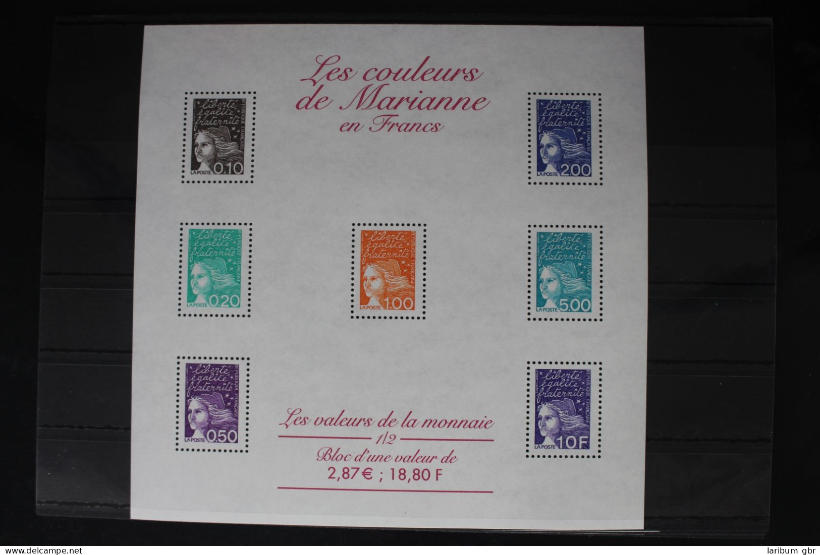 Frankreich 3233-3237, 3242, 3244 Postfrisch Als Kleinbogen #WI012 - Autres & Non Classés