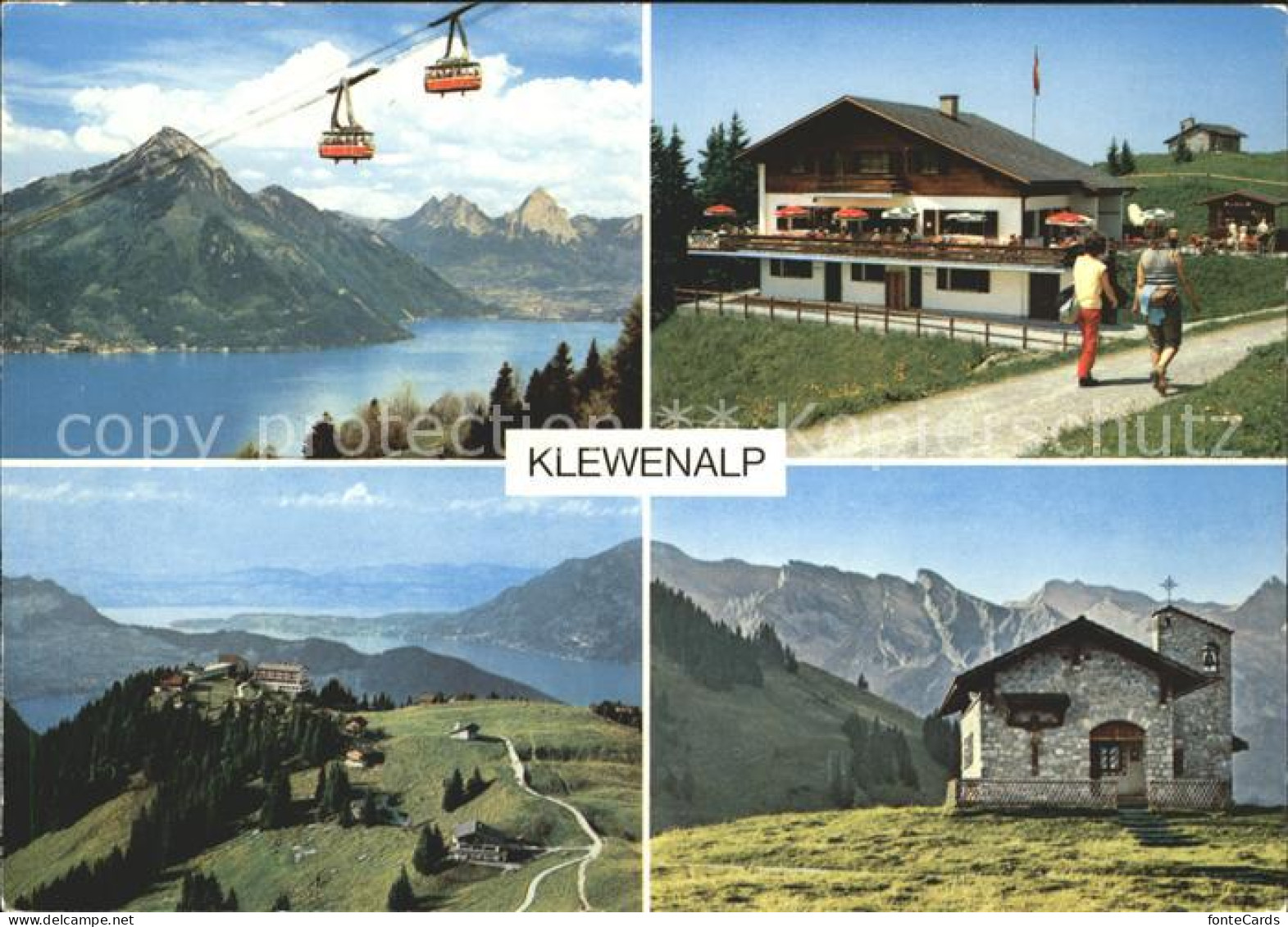 11862569 Beckenried Luftseilbahn Bergrestaurant Alpstuebli Klewenalp Beckenried - Autres & Non Classés