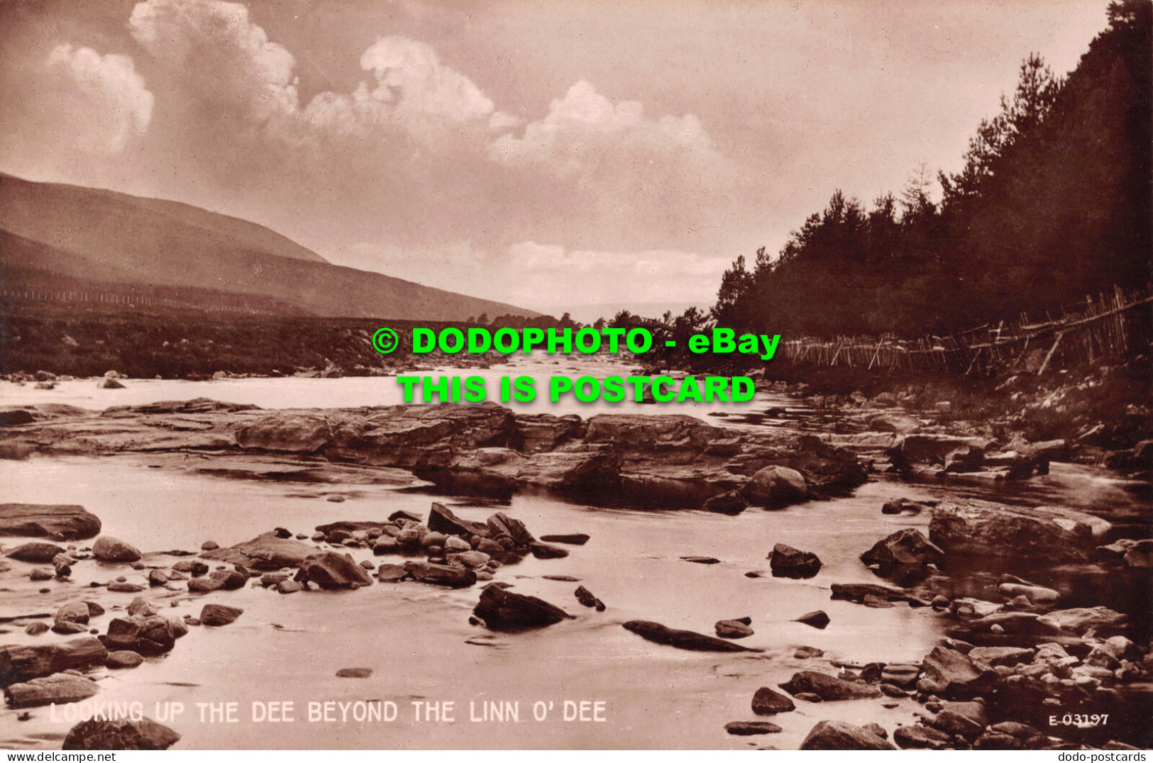 R501430 Looking Up The Dee Beyond The Linn O Dee. E.03197. Holmes Silver City Se - Monde