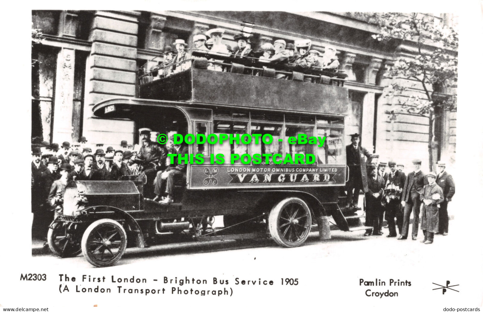 R501457 M2303. The First London. Brighton Bus Service. 1905. A London Transport - Autres & Non Classés