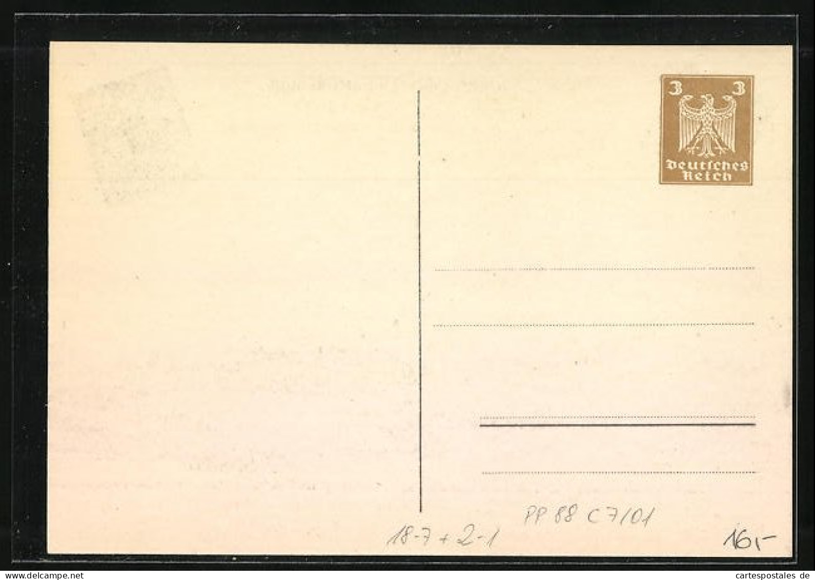 Künstler-AK Oggersheim, V. Südwestdeutscher Philatelistentag 1924, Teilansicht, PP 88 C 7 /01, Ganzsache  - Briefmarken (Abbildungen)