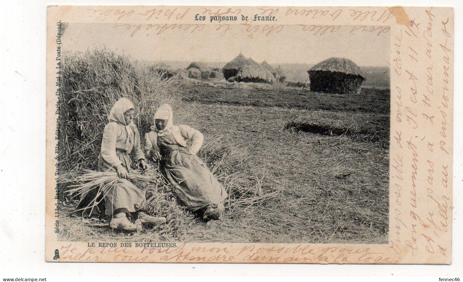 Les Paysannes De France - Le Repos Des Botteleuses - 1902 (L134) - Cultures