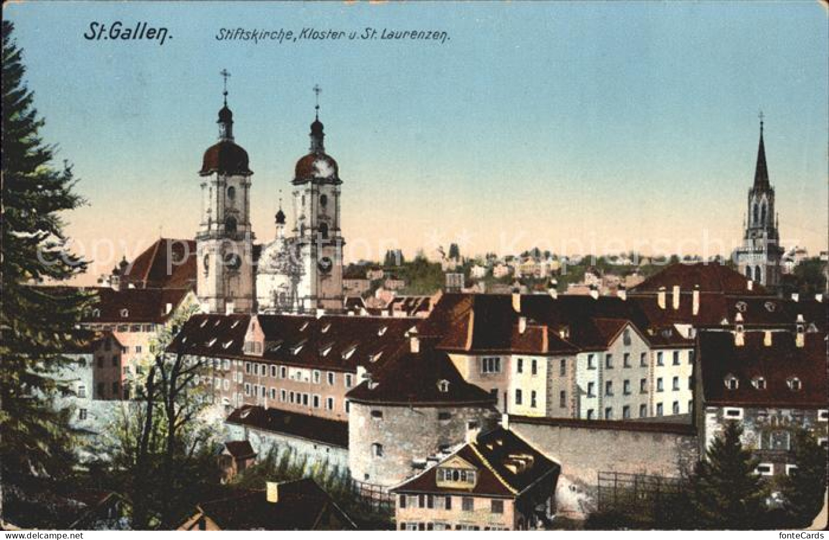 11848799 St Gallen SG Stiftskirche Kloster St. Laurenzen St. Gallen - Sonstige & Ohne Zuordnung