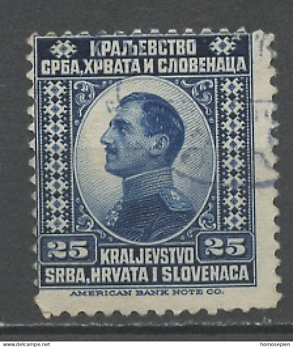 Yougoslavie - Jugoslawien - Yugoslavia 1921 Y&T N°134 - Michel N°150 (o) - 25p Prince Alexandre - Used Stamps