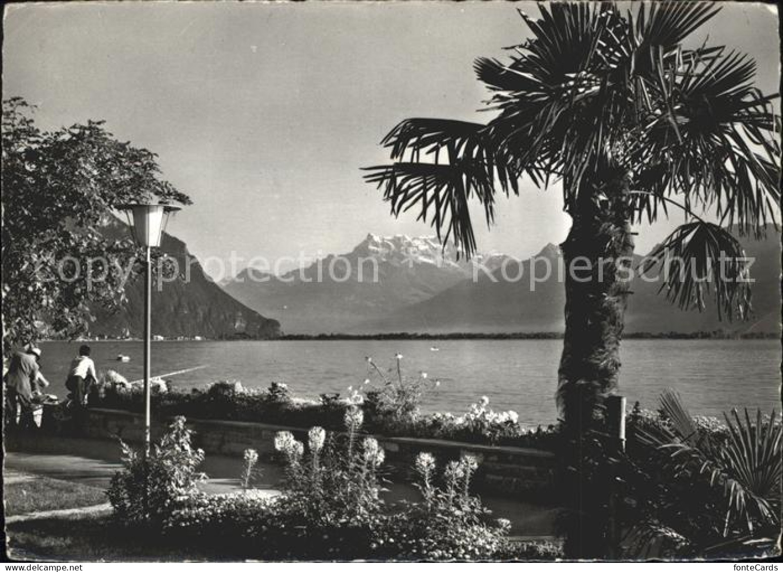 11822549 Montreux VD Quai Et Les Dents Du Midi Montreux - Sonstige & Ohne Zuordnung