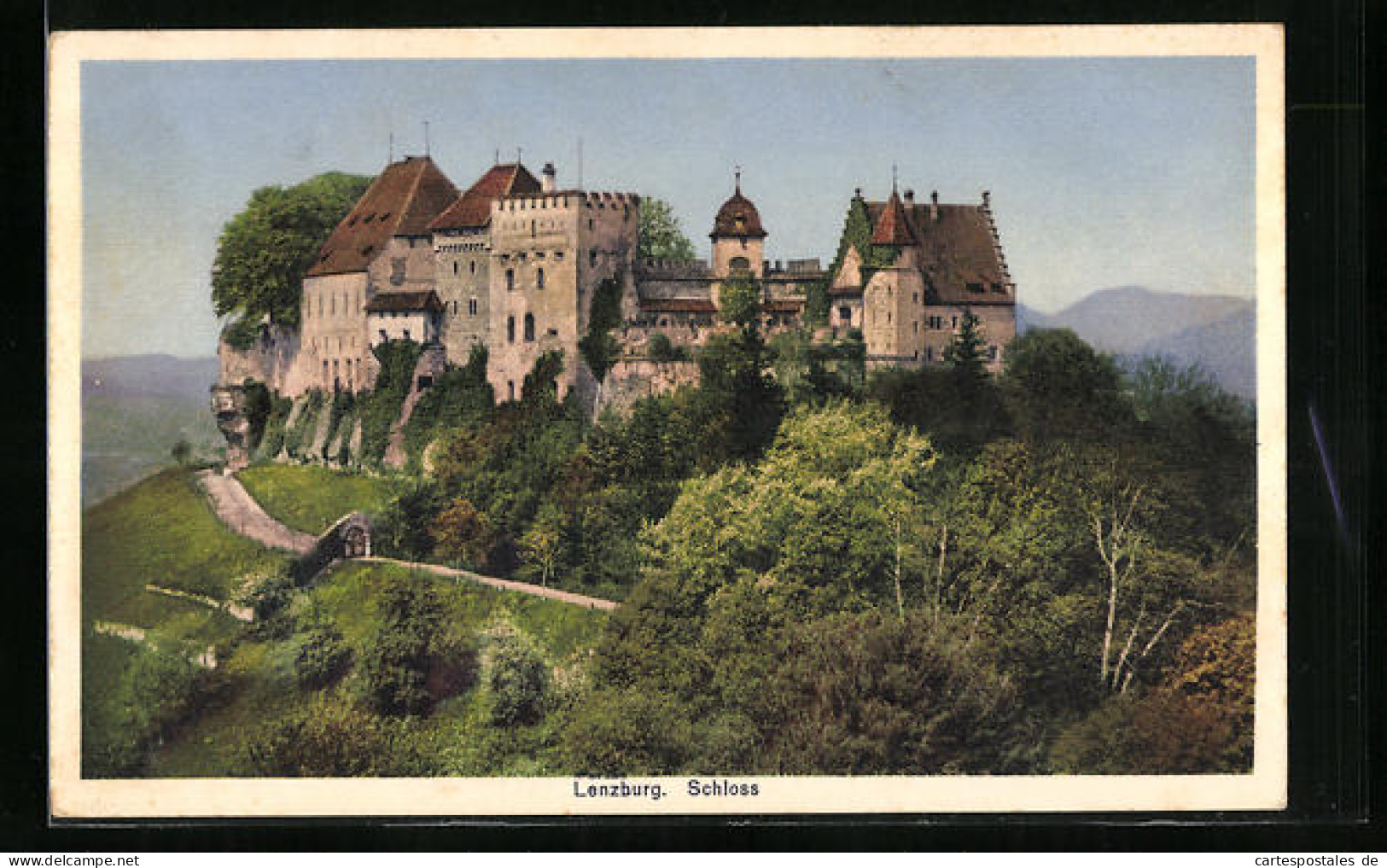 AK Lenzburg, Blick Zum Schloss  - Lenzburg