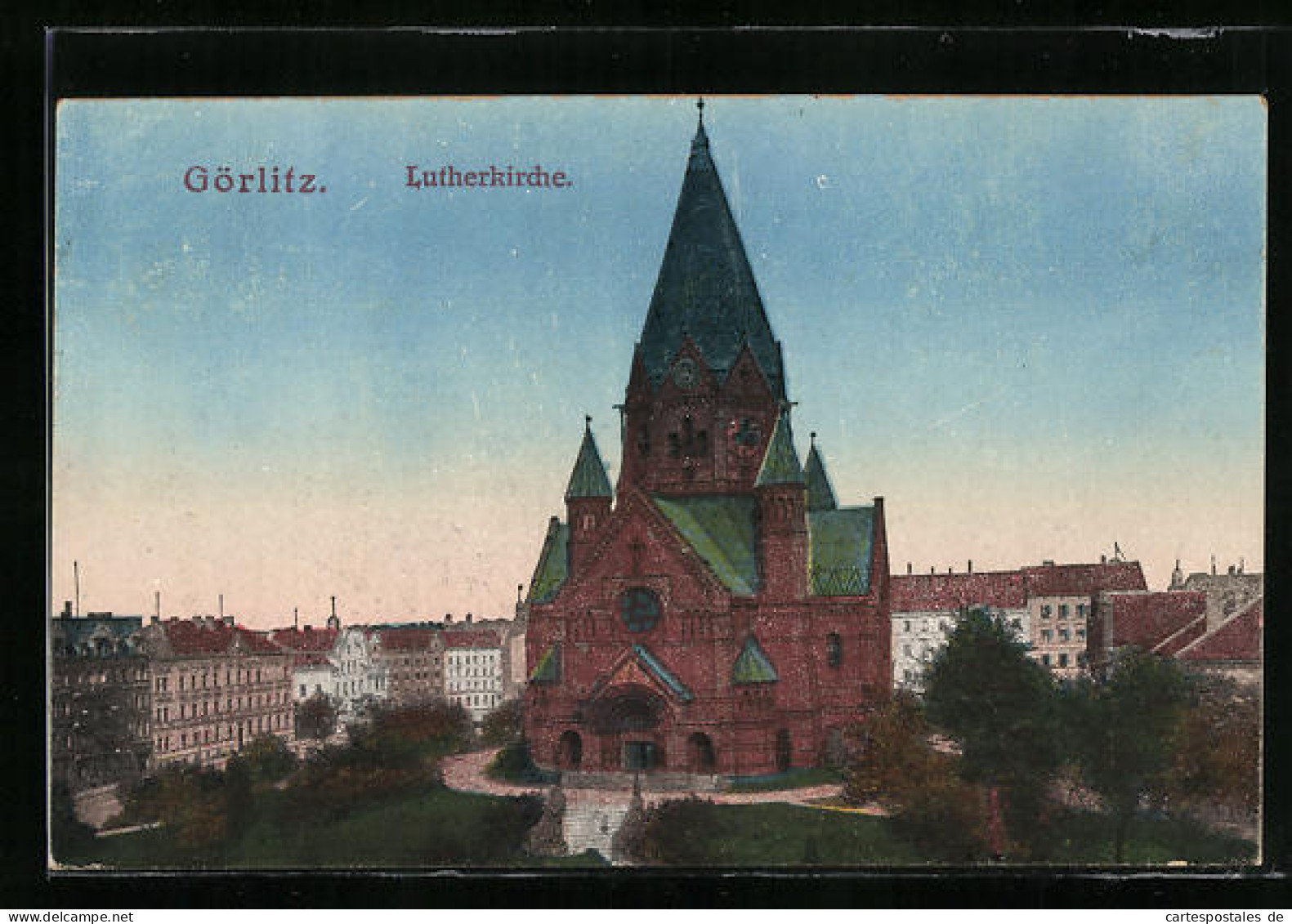 AK Görlitz, Lutherkirche  - Goerlitz