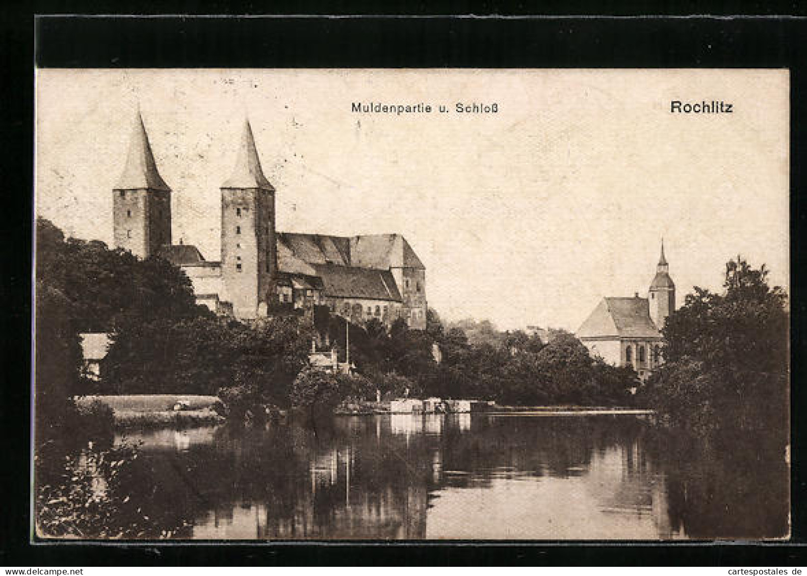 AK Rochlitz, Muldenpartie Und Schloss  - Rochlitz