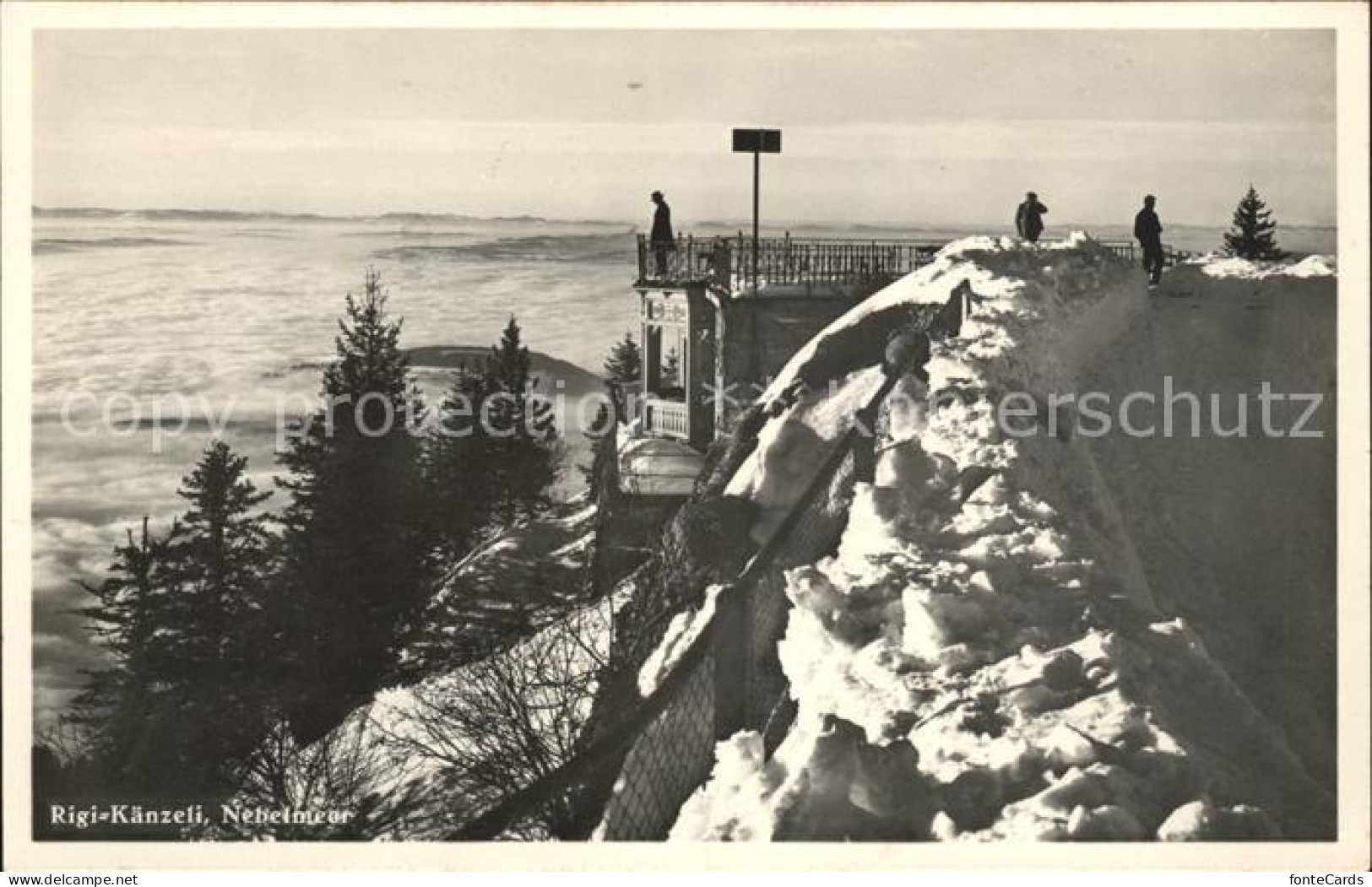 11776979 Rigi Kaenzeli Mit Blick Ins Nebelmeer Rigi Kaenzeli - Other & Unclassified