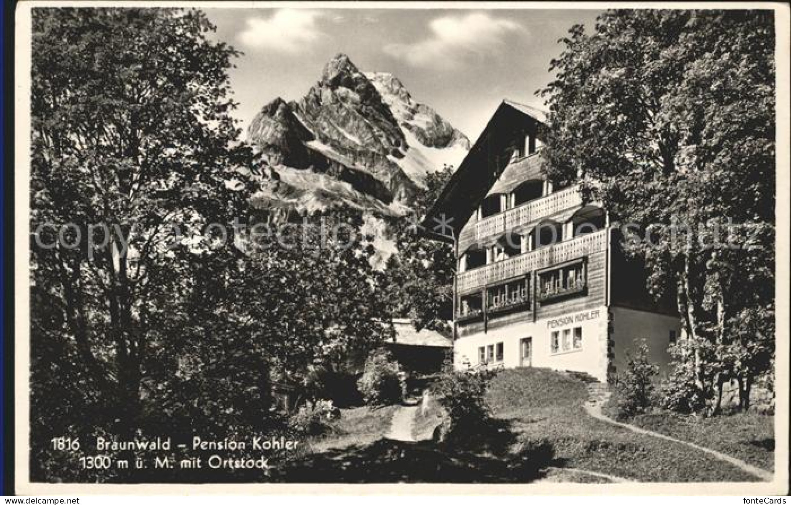 11773599 Braunwald GL Pension Kohler Ortstock Braunwald GL - Andere & Zonder Classificatie