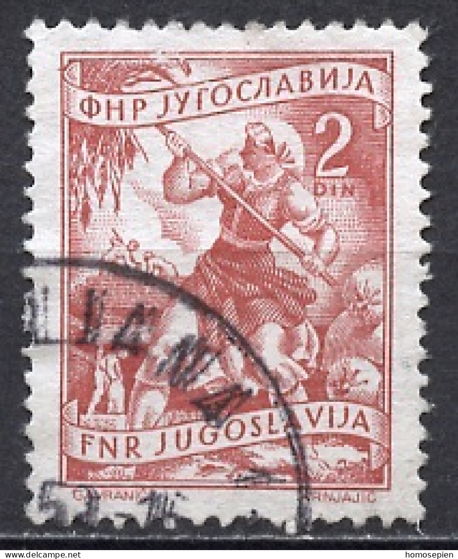 Yougoslavie - Jugoslawien - Yugoslavia 1952-53 Y&T N°589 - Michel N°678 (o) - 2d Meunerie - Gebruikt