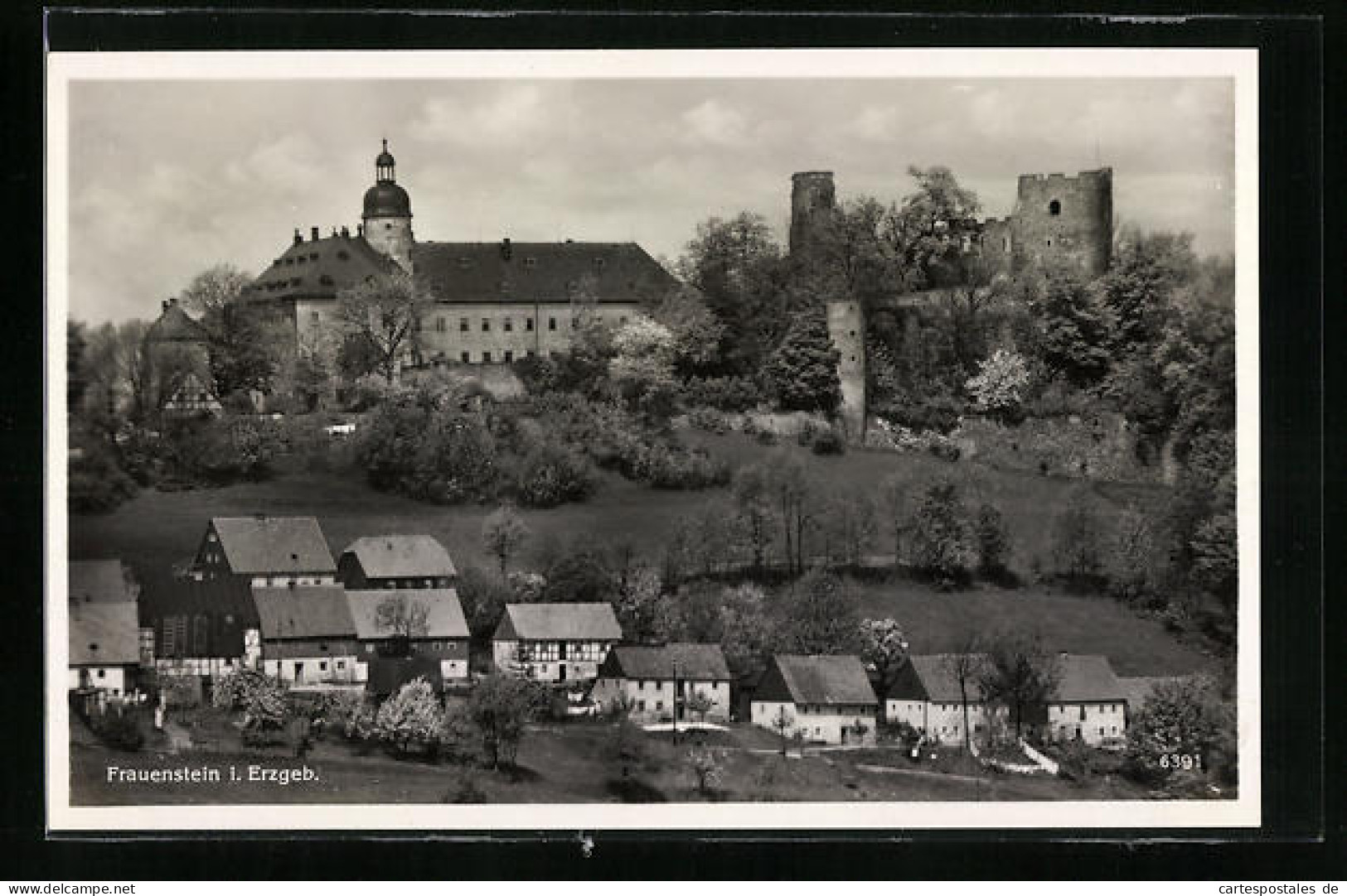 AK Frauenstein Im Erzgeb., Ortsansicht  - Frauenstein (Erzgeb.)