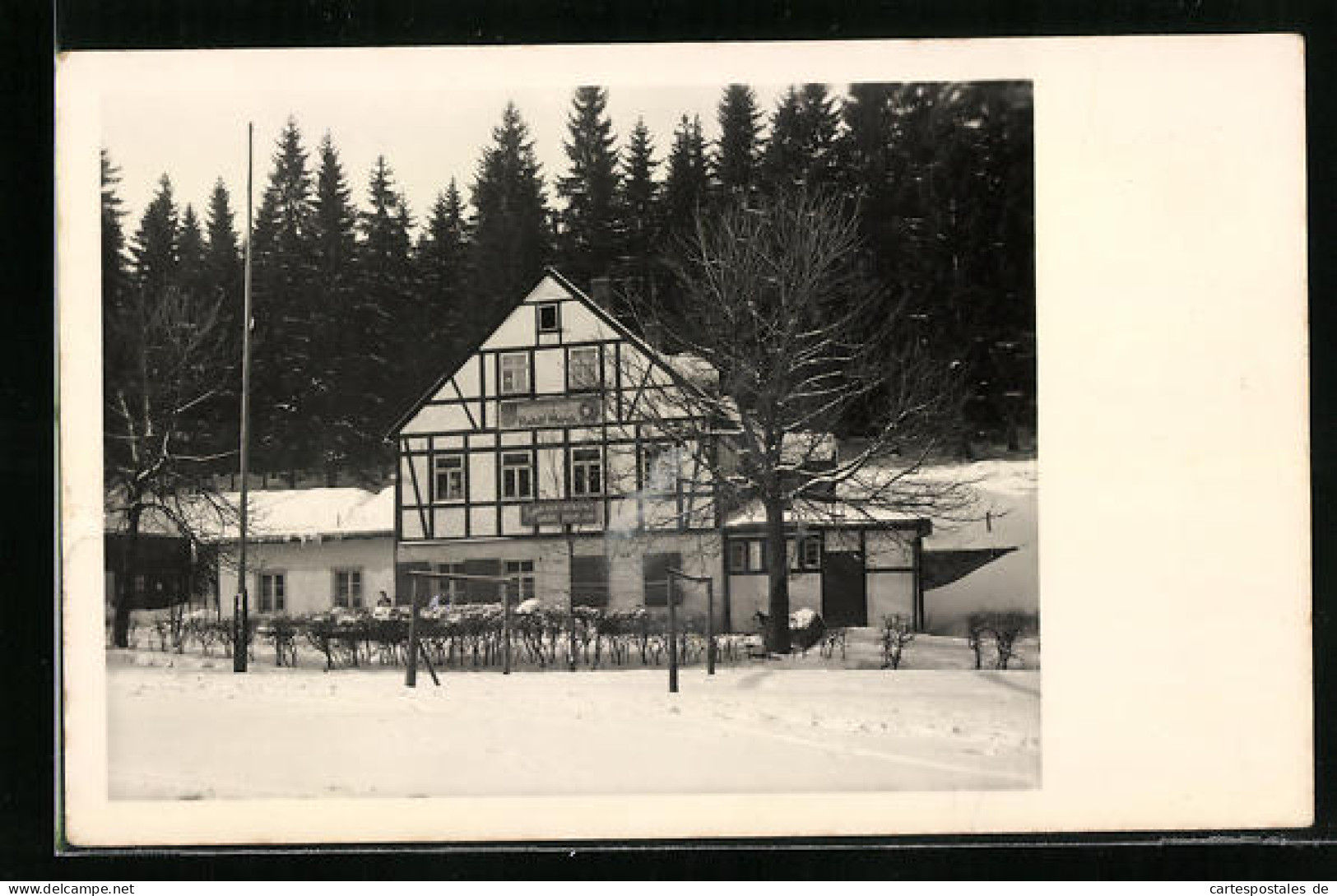 AK Neudorf Im Erzgeb., Jugendherberge Rudolf-Marek-Heim  - Neudorf A. D. Spree