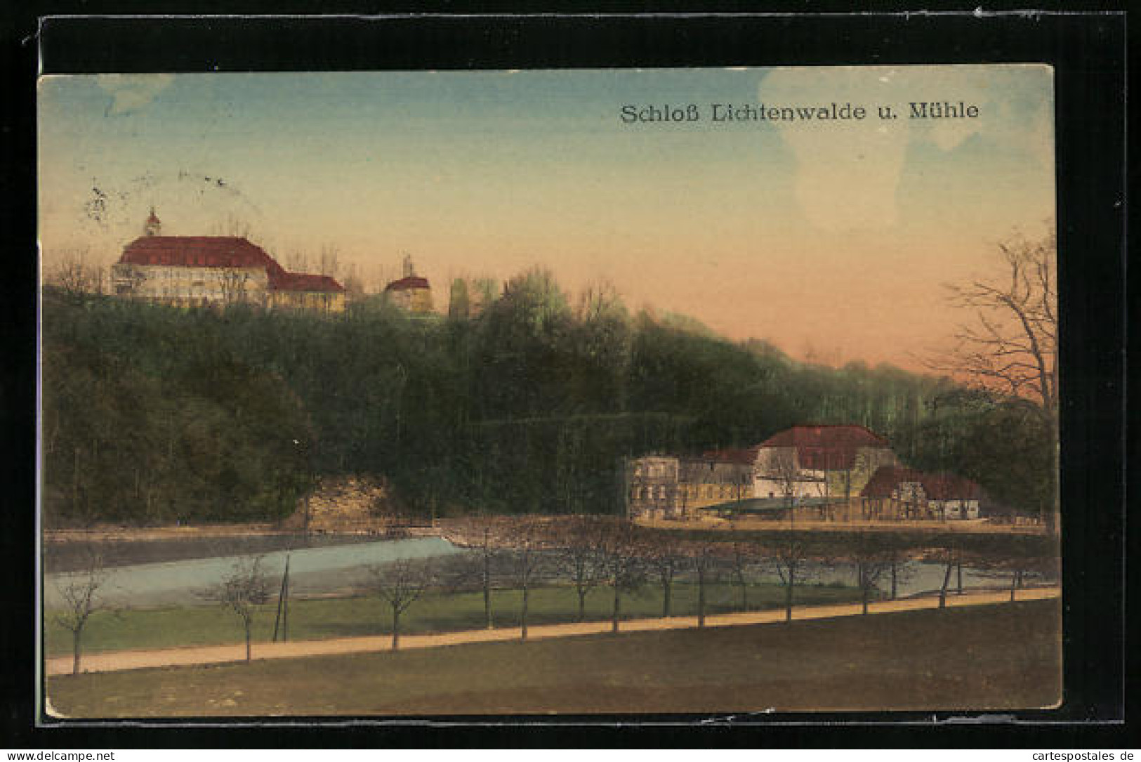AK Niederwiesa, Schloss Lichtenwalde Und Mühle  - Niederwiesa