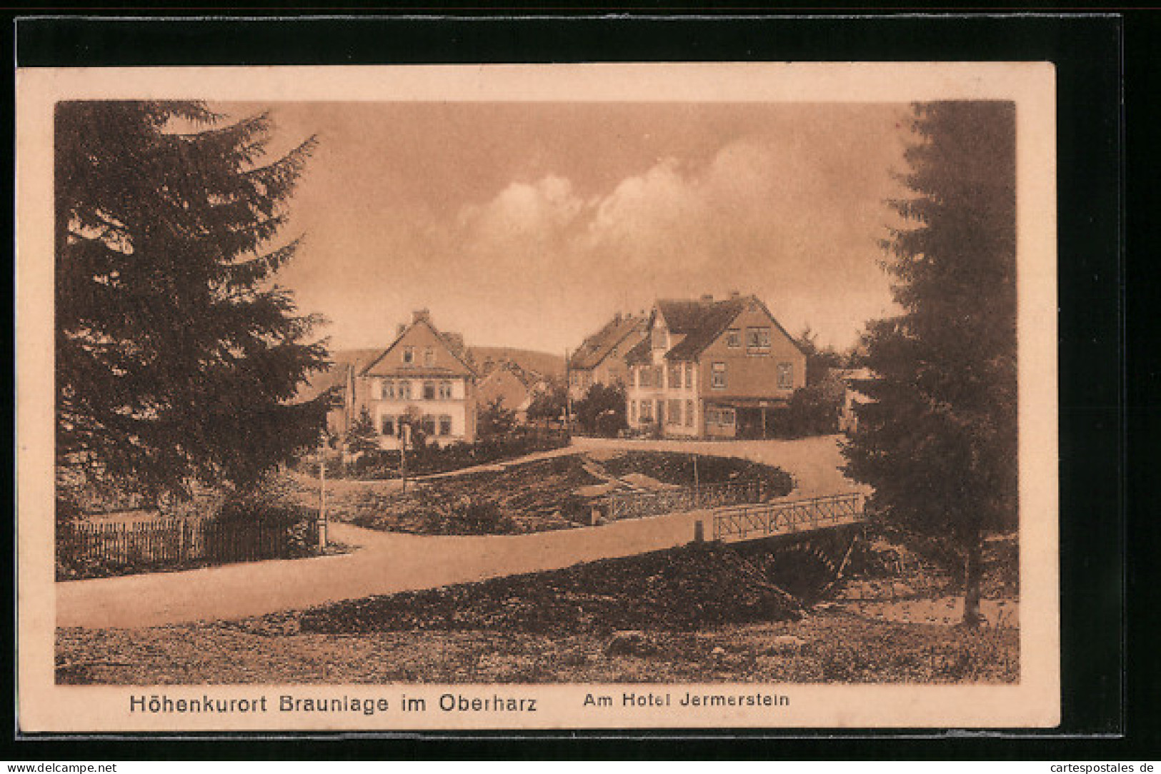 AK Braunlage / Oberharz, Blick Zum Hotel Jermerstein  - Oberharz