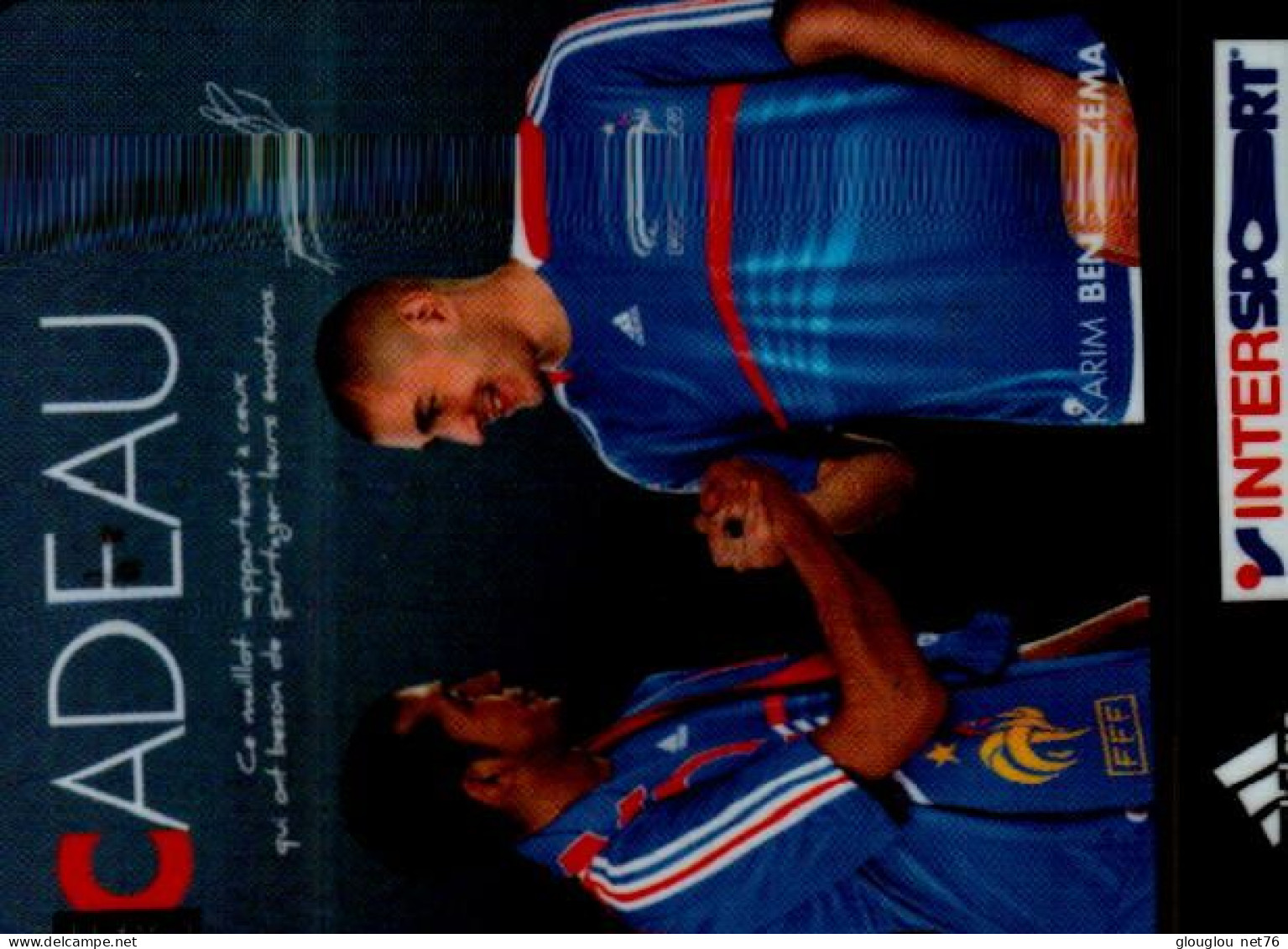 CARTE CADEAU...INTERSPORT...KARIM BENZEMA.. - Gift And Loyalty Cards