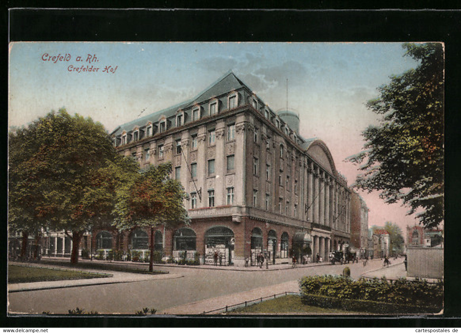 AK Krefeld A. Rh., Hotel Krefelder Hof  - Krefeld