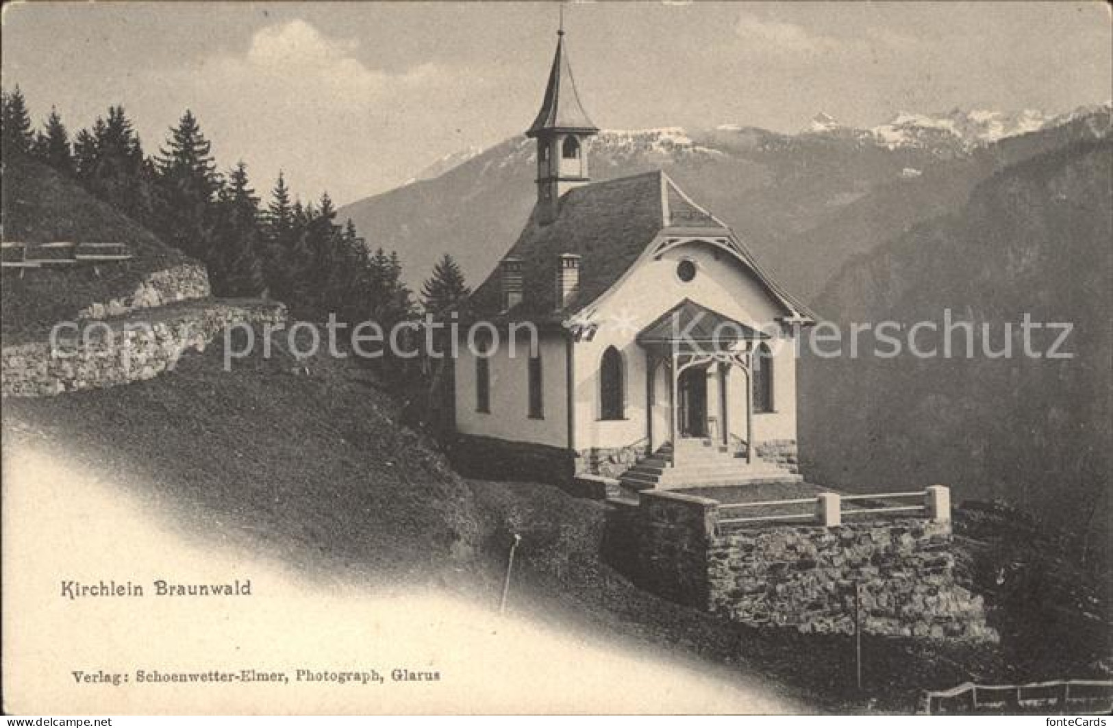 11751019 Braunwald GL Kirchlein Braunwald - Andere & Zonder Classificatie