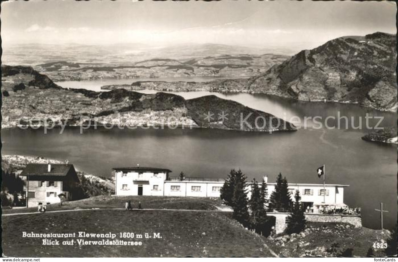 11750099 Beckenried Bahnrestaurant Klewenalp Mit Vierwaldstaettersee Beckenried - Autres & Non Classés