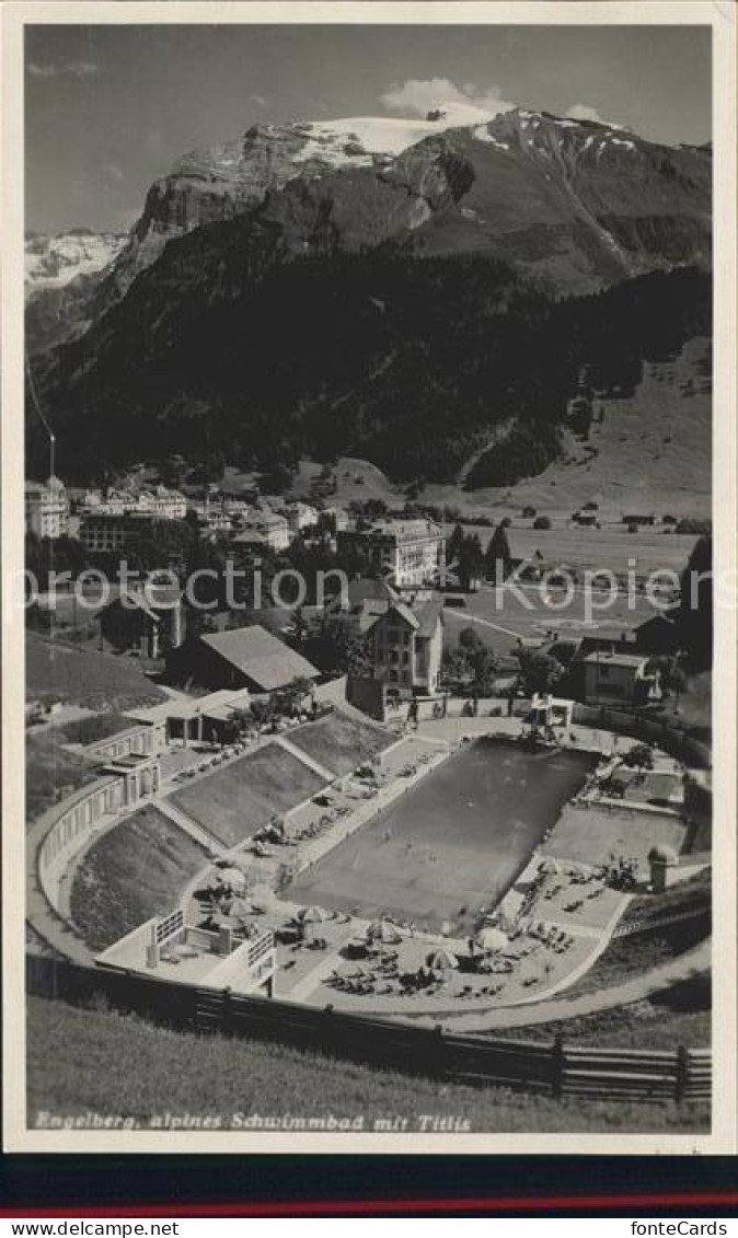 11749599 Engelberg OW Alpines Schwimmbad Mit Titlis Engelberg - Sonstige & Ohne Zuordnung