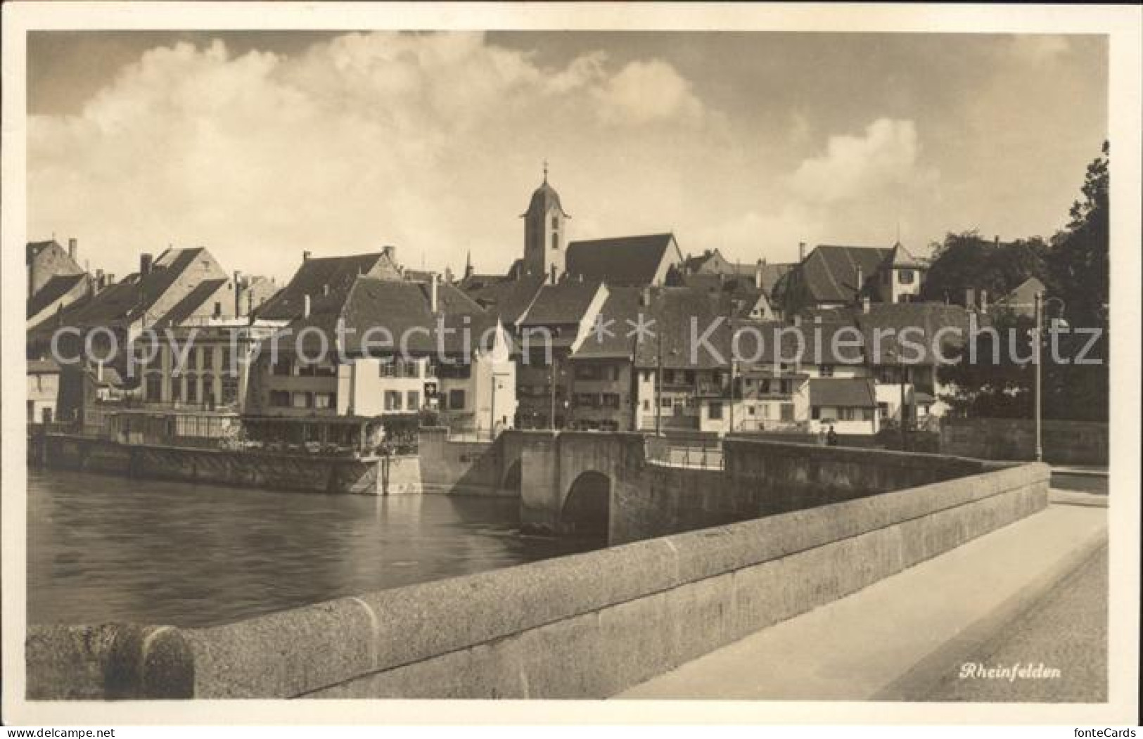 11749419 Rheinfelden AG Rheinbruecke Ortsblick Rheinfelden - Sonstige & Ohne Zuordnung