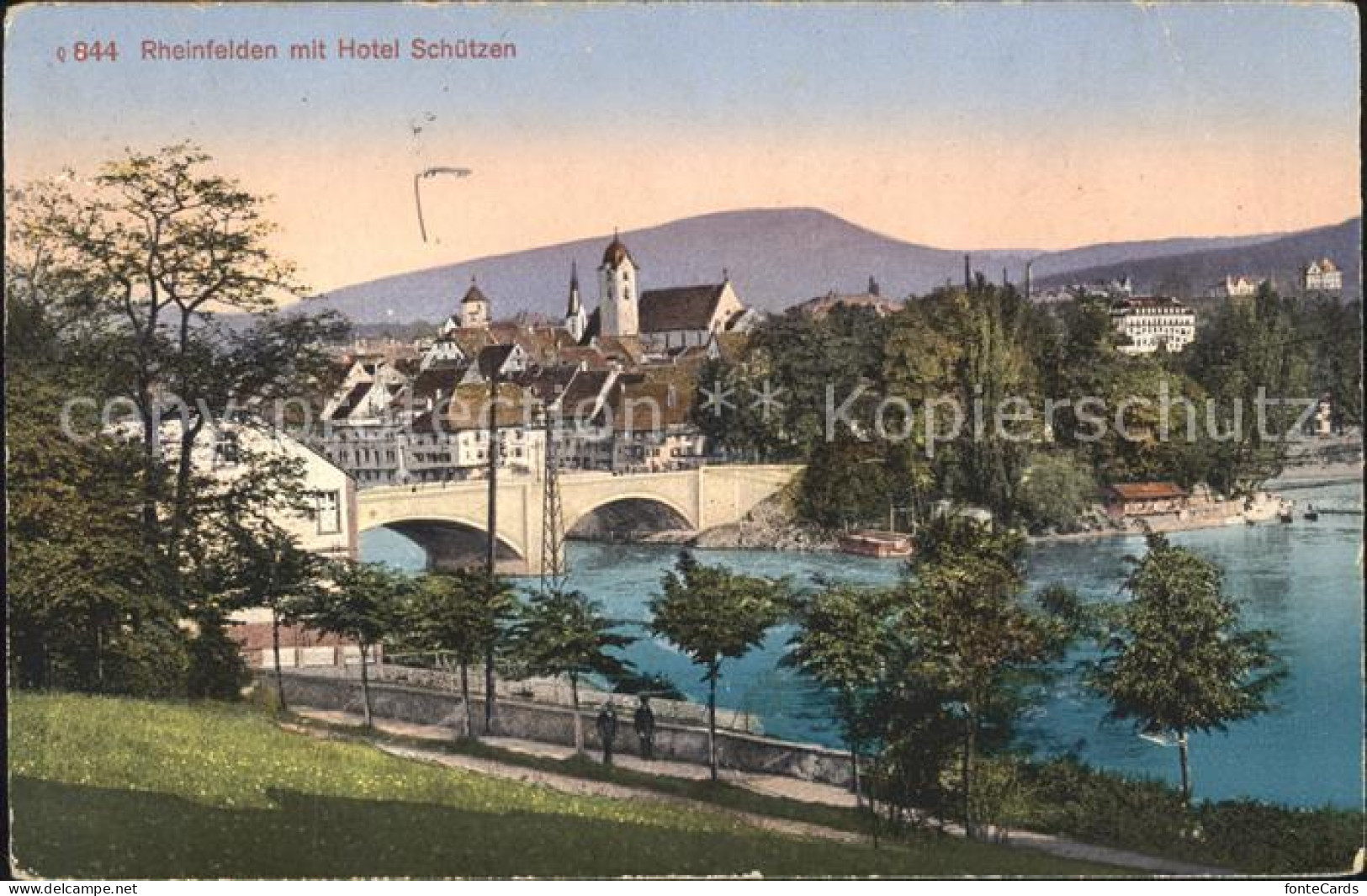 11749409 Rheinfelden AG Panorama Mit Hotel Schuetzen Rheinfelden - Otros & Sin Clasificación