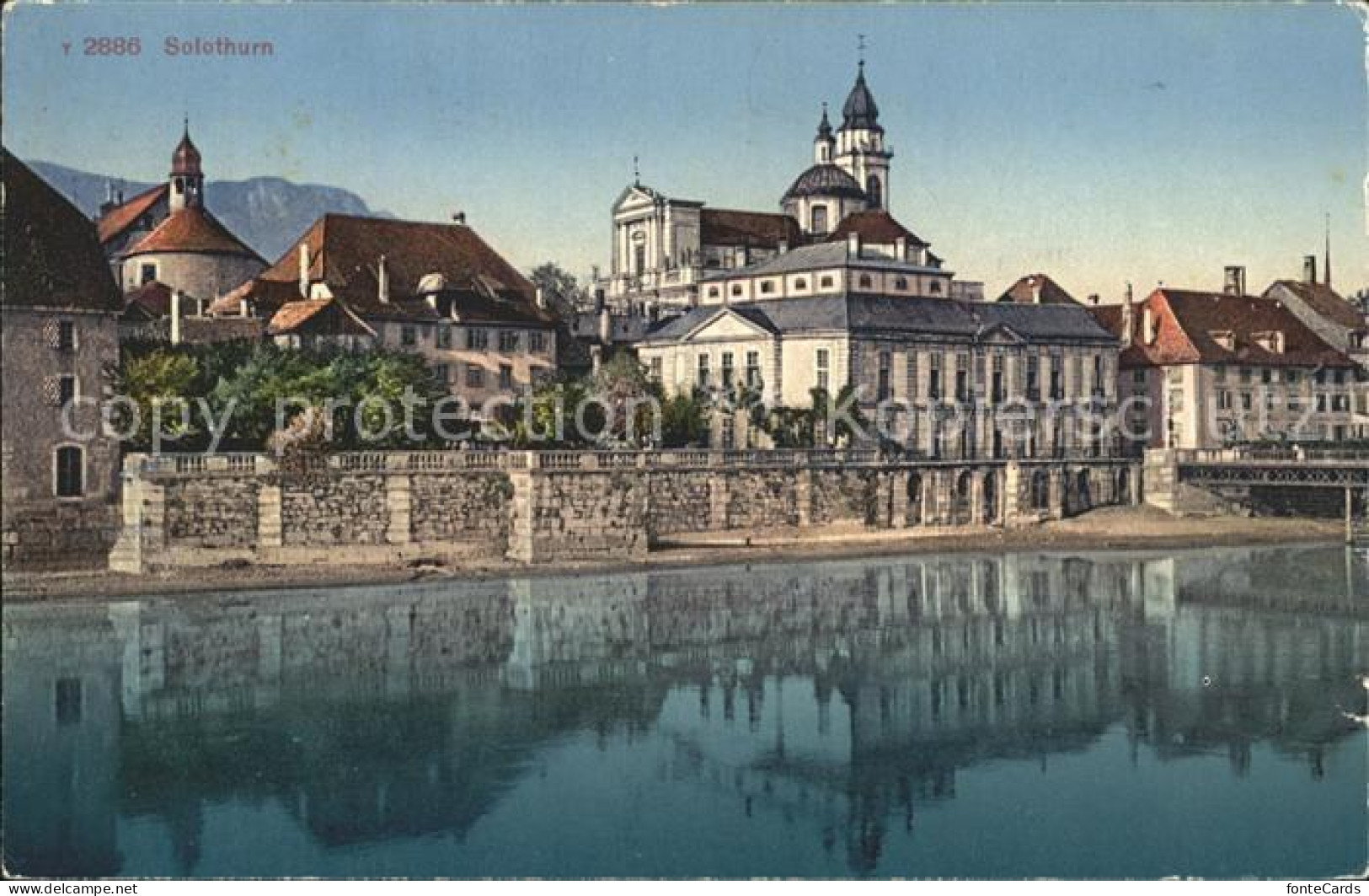 11745419 Solothurn Aarepartie St Ursuskirche Solothurn - Other & Unclassified