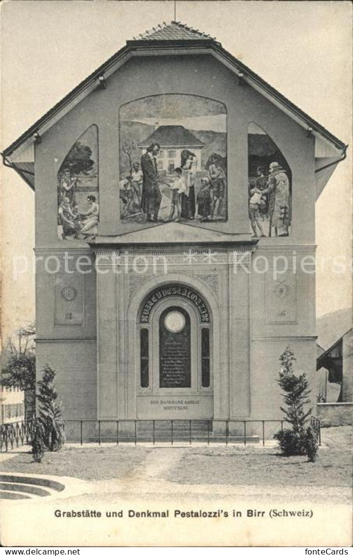 11745129 Birr Grabstaette Und Denkmal Pestalozzis Birr - Sonstige & Ohne Zuordnung