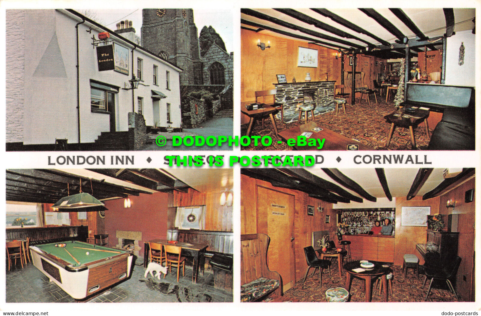 R502061 London Inn. St. Neot. Liskeard. Cornwall. P. L. P. Photo Litho Productio - Autres & Non Classés