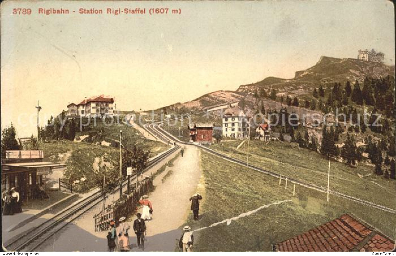 11742049 Rigibahn Station Rigi Staffel Rigibahn - Altri & Non Classificati