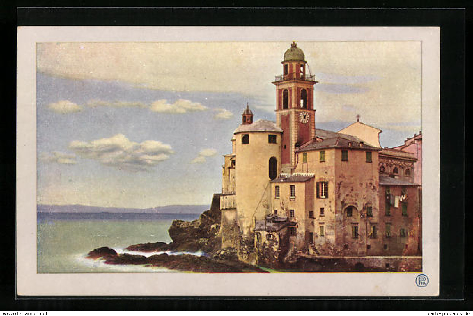 Cartolina Camogli, Blick Auf Kirche  - Sonstige & Ohne Zuordnung