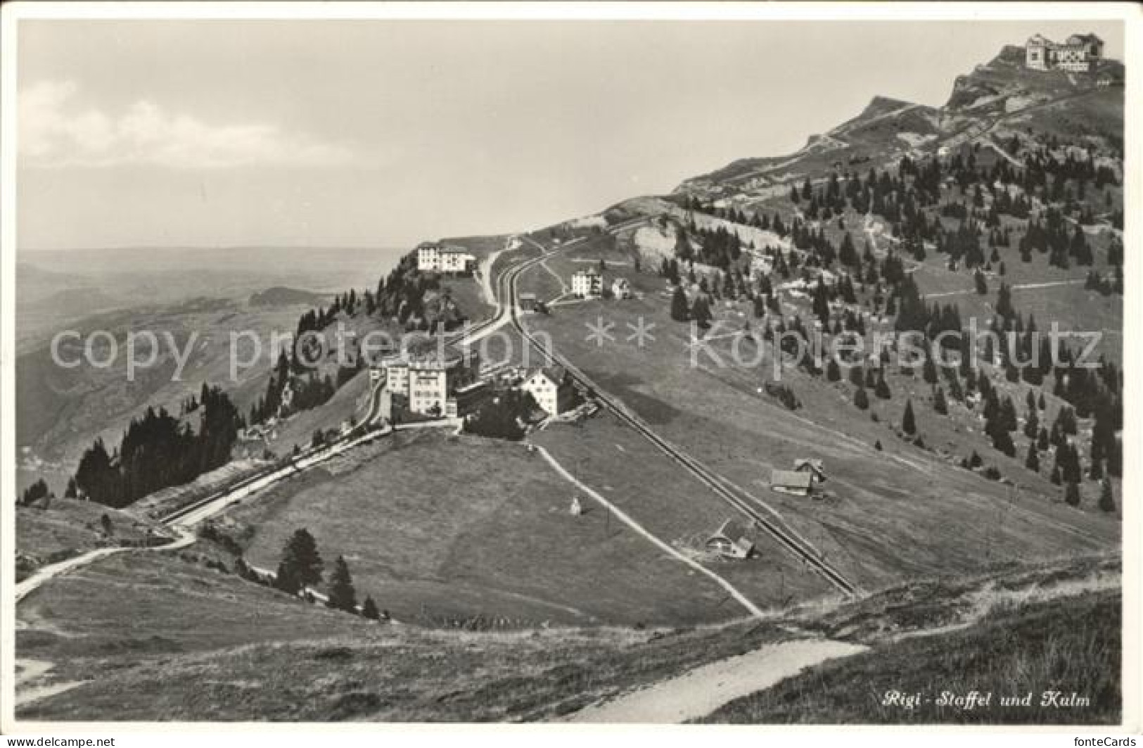 11742029 Rigi-Staffel Und Kulm Hotels Rigi Staffel - Altri & Non Classificati