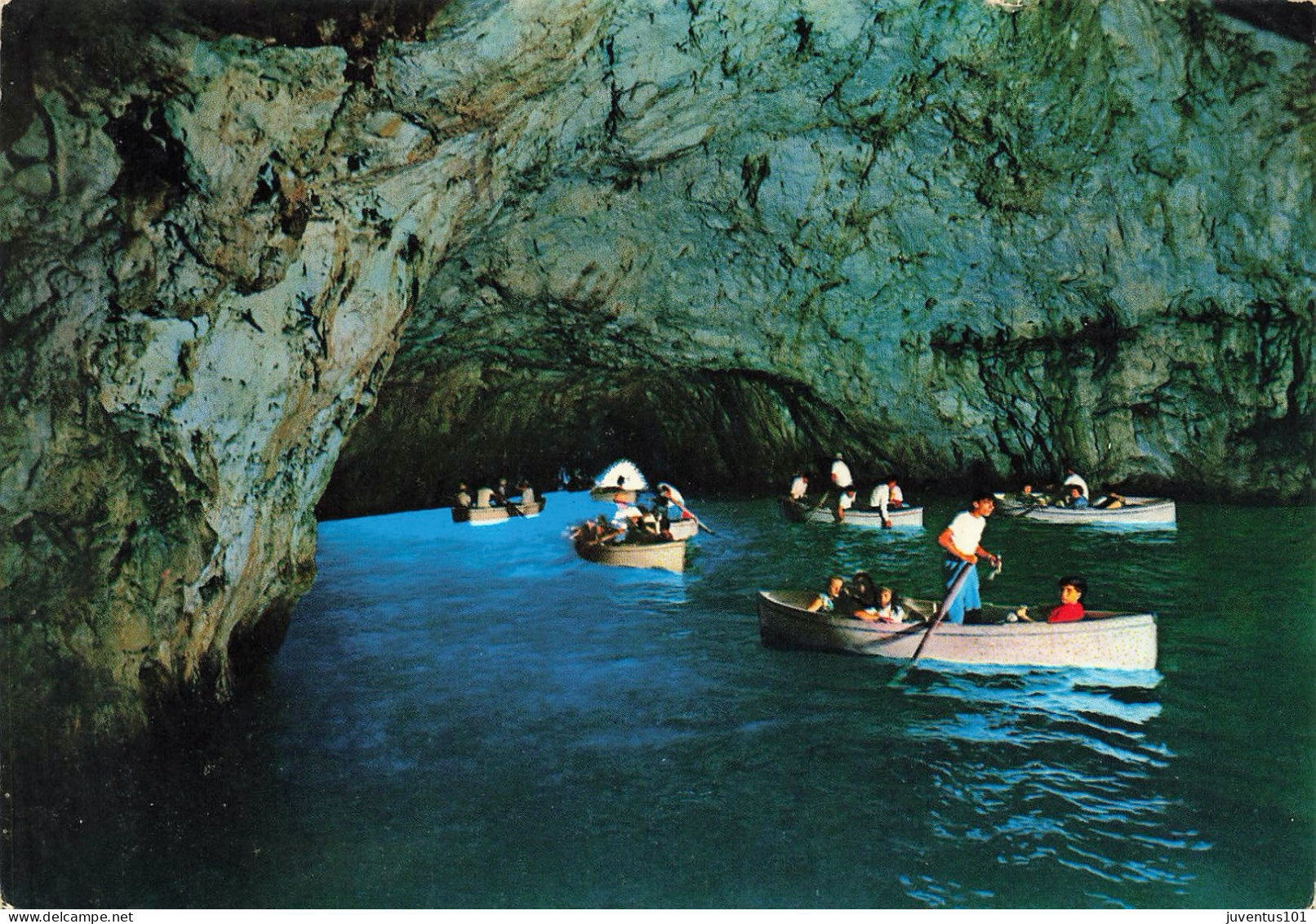 CPSM Capri-Grotta Azzurra-Timbre      L2921 - Autres & Non Classés