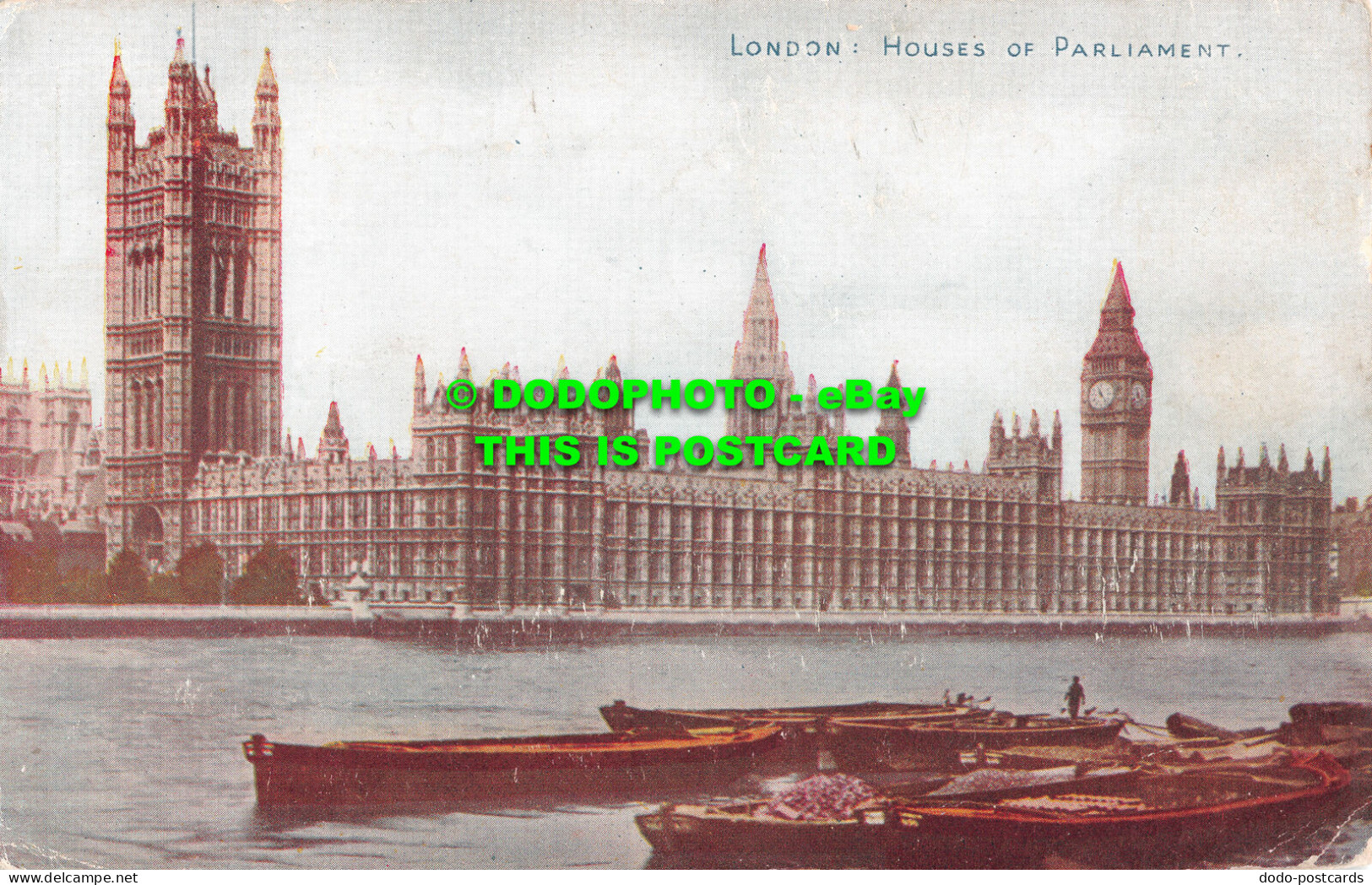 R502122 London. Houses Of Parliament. Photochrom. 1947 - Autres & Non Classés