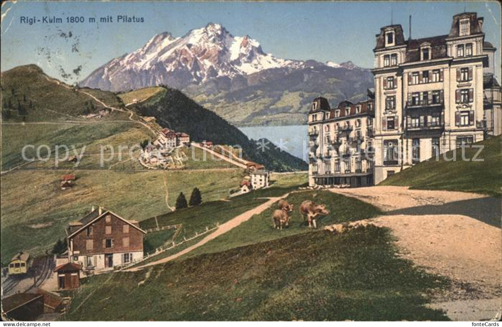 11736729 Rigi Kulm Hotel Mit Pilatus Rigi Kulm - Autres & Non Classés