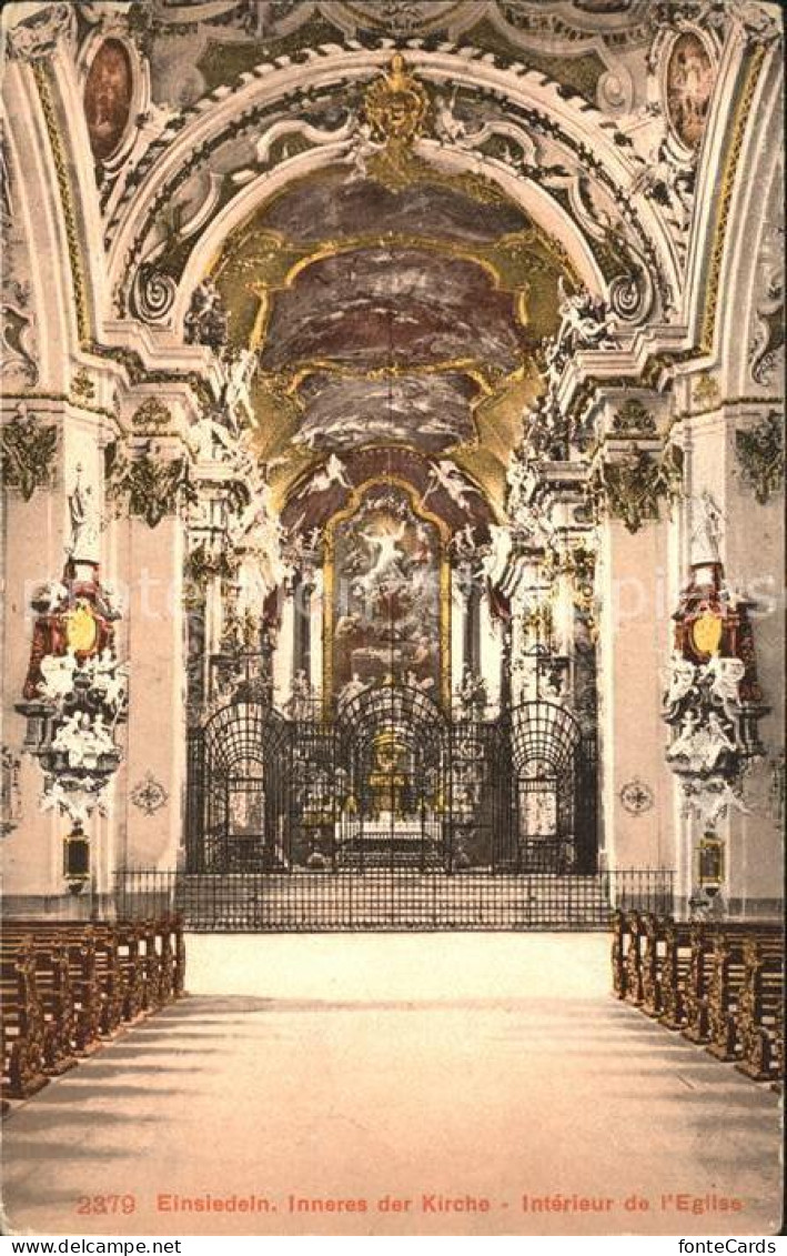 11736719 Einsiedeln SZ Kirche Innen Einsiedeln - Altri & Non Classificati