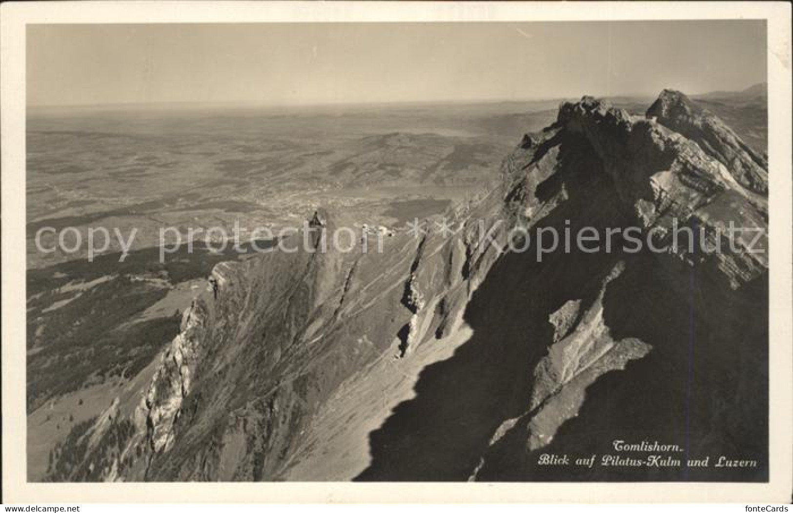 11736009 Pilatus Kulm Mit Tomlishorn Und Blick Auf Luzern Pilatus  - Sonstige & Ohne Zuordnung